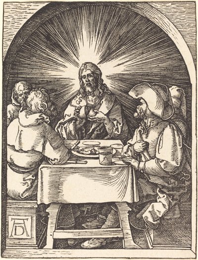 Le Christ à Emmaüs - Albrecht Dürer
