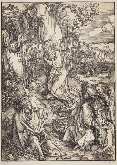 Le Christ au Mont des Oliviers - Albrecht Dürer