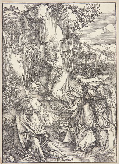 Le Christ au Mont des Oliviers - Albrecht Dürer