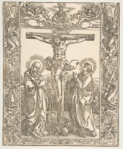 Christ en Croix entre la Vierge et Saint Jean - Albrecht Dürer