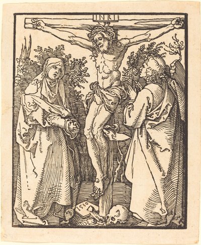 Christ en croix avec Marie et Saint Jean, 1510 - Albrecht Dürer