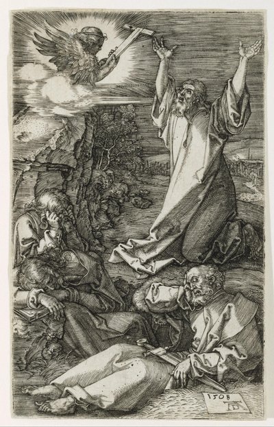 Le Christ sur le mont des Oliviers - Albrecht Dürer