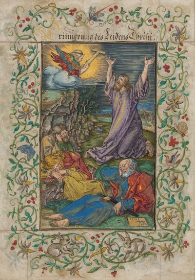 Christ au Mont des Oliviers, 1508 et années 1580 - Albrecht Dürer