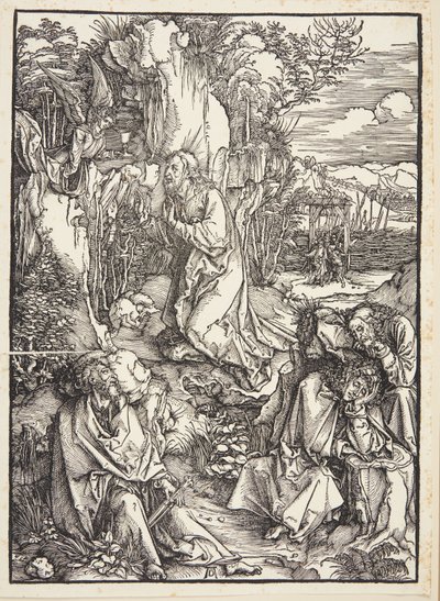 Le Christ au mont des Oliviers - Albrecht Dürer