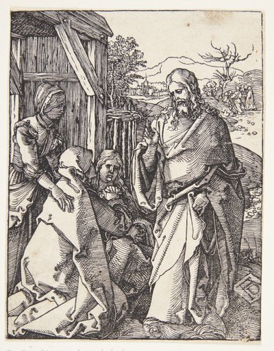 Le Christ prenant congé de sa mère - Albrecht Dürer
