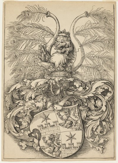 Blason de Wilhelm et Wolfgang Rogendorf - Albrecht Dürer