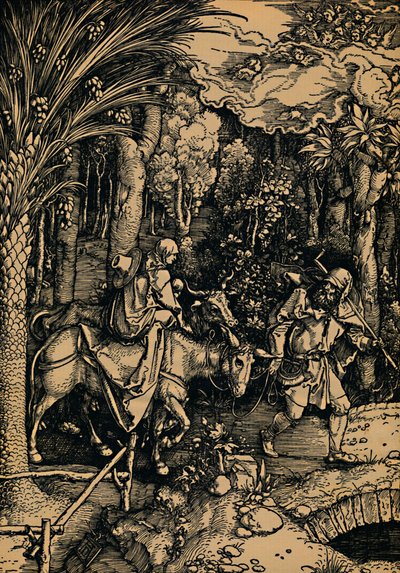 La Fuite en Égypte, 1503-1504 - Albrecht Dürer