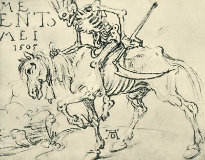 La Mort chevauchant, 1505, 1943 - Albrecht Dürer