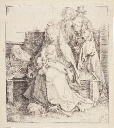 La Sainte Famille, six personnes - Albrecht Dürer
