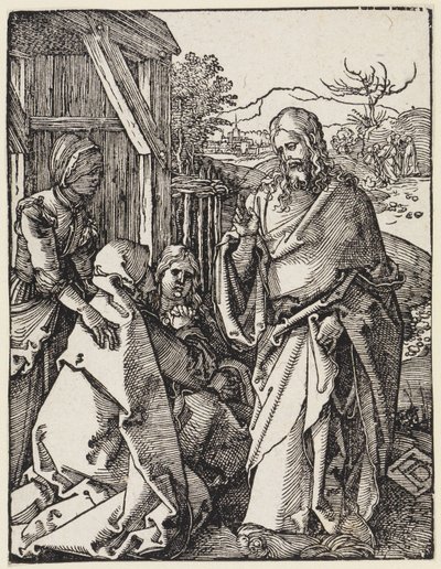 Les adieux du Christ à sa mère - Albrecht Dürer