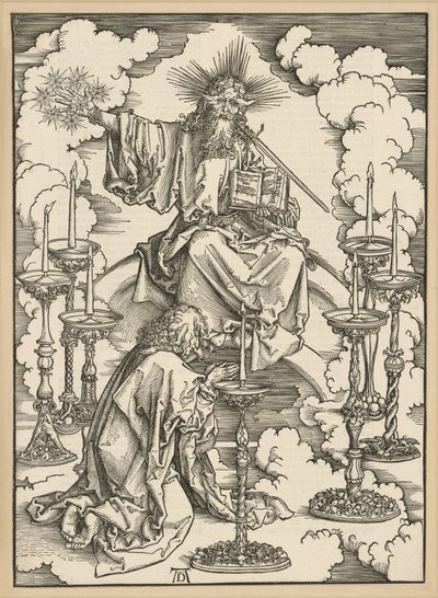 La vision des sept chandeliers (Apocalypse) - Albrecht Dürer