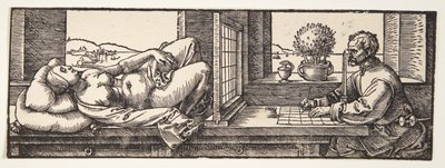 Dessinateur dessinant un nu - Albrecht Dürer