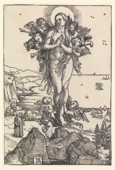Élévation de Sainte Marie-Madeleine - Albrecht Dürer
