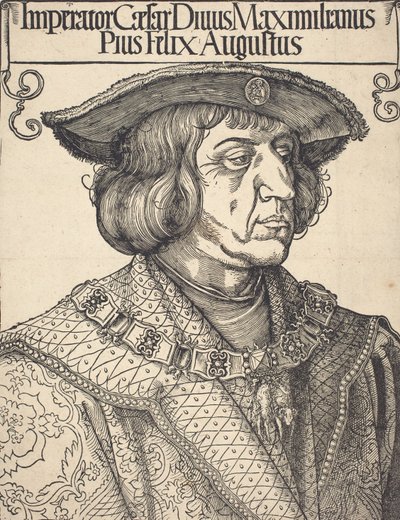 Empereur Maximilien I, vers 1518 - Albrecht Dürer