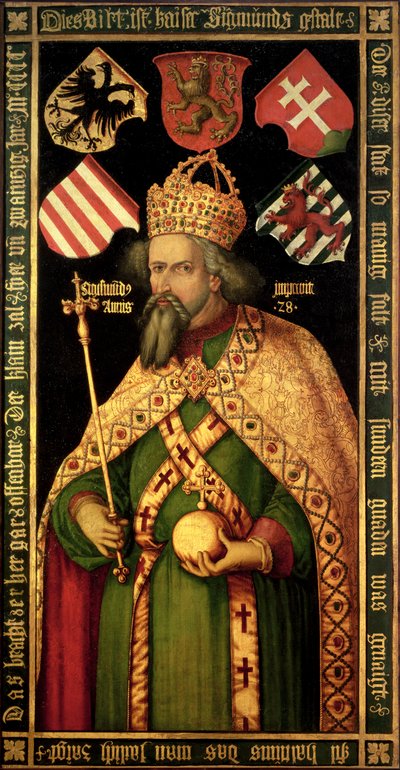 Empereur Sigismond, Saint-Empereur romain, roi de Hongrie et de Bohême (1368-1437), c.1600 - Albrecht Dürer