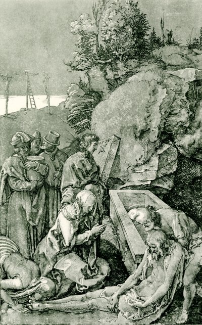 Mise au tombeau du Christ - Albrecht Dürer