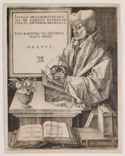 Érasme de Rotterdam - Albrecht Dürer