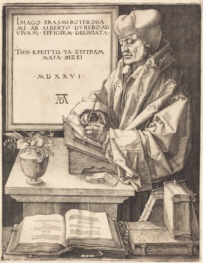 Érasme de Rotterdam - Albrecht Dürer