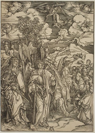 Quatre anges retenant les vents - Albrecht Dürer