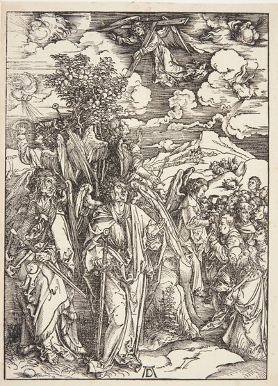 Quatre anges retenant les vents - Albrecht Dürer