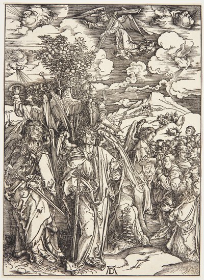 Quatre anges retenant les vents - Albrecht Dürer