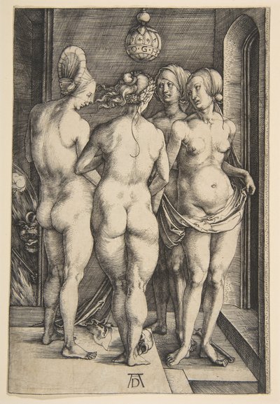 Quatre femmes nues, 1497 - Albrecht Dürer