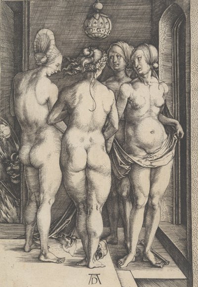 Quatre femmes nues, 1497 - Albrecht Dürer