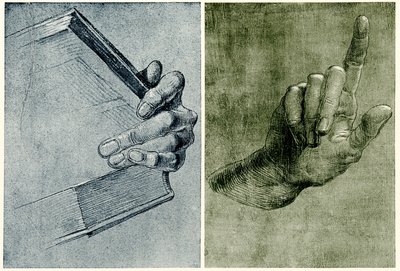 Main avec livre - Albrecht Dürer