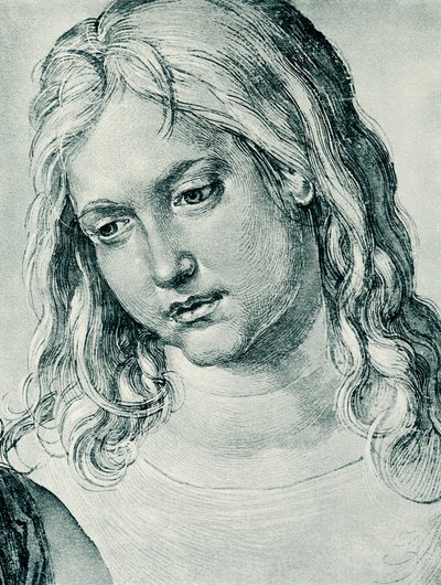 Tête de Jésus à douze ans - Albrecht Dürer