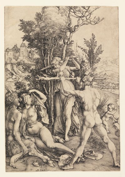 Hercule au carrefour (Les effets de la jalousie) - Albrecht Dürer