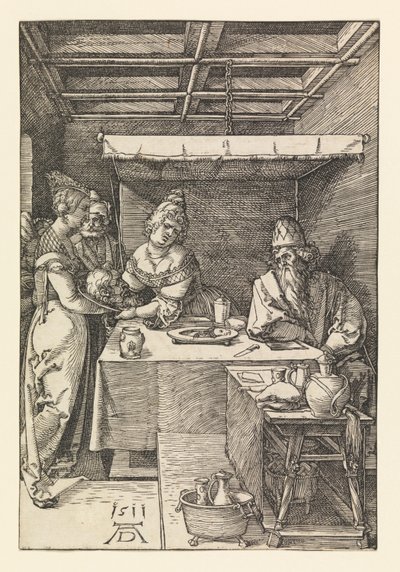 Hérodiade avec la tête de Jean-Baptiste - Albrecht Dürer
