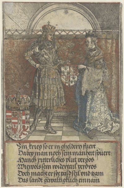 Le mariage bourguignon : Maximilien épouse Marie de Bourgogne - Albrecht Dürer
