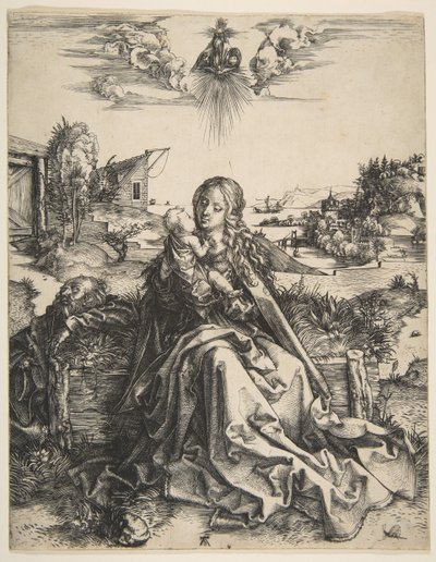 Sainte Famille avec une libellule, vers 1495 - Albrecht Dürer