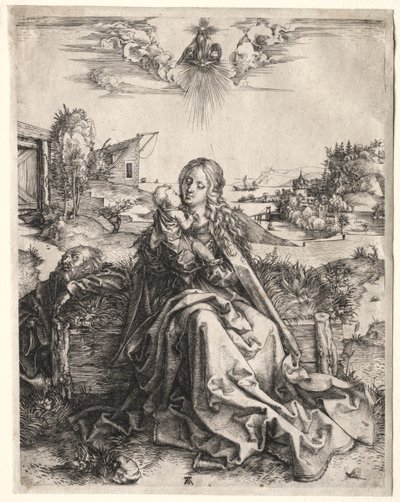 Sainte Famille avec le papillon - Albrecht Dürer