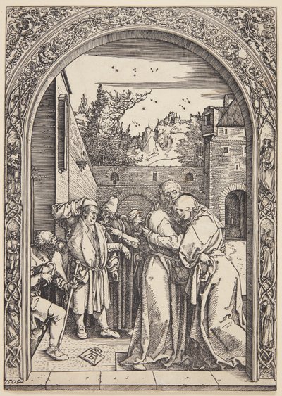 Joachim et Sainte Anne se rencontrent à la Porte d