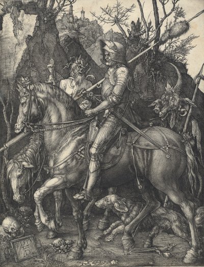 Le Chevalier, la Mort et le Diable, 1513 - Albrecht Dürer