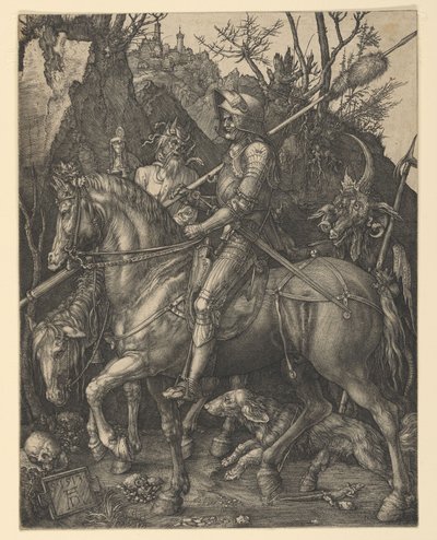 Le chevalier, la mort et le diable - Albrecht Dürer