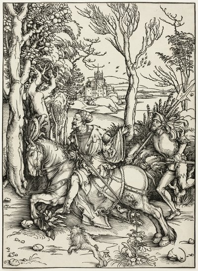 Chevalier et Lansquenet - Albrecht Dürer