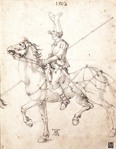 Lancier à cheval, 1502 - Albrecht Dürer