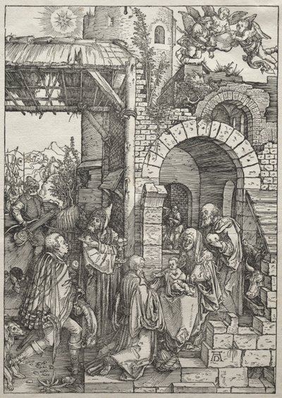 Vie de la Vierge : Adoration des Mages - Albrecht Dürer