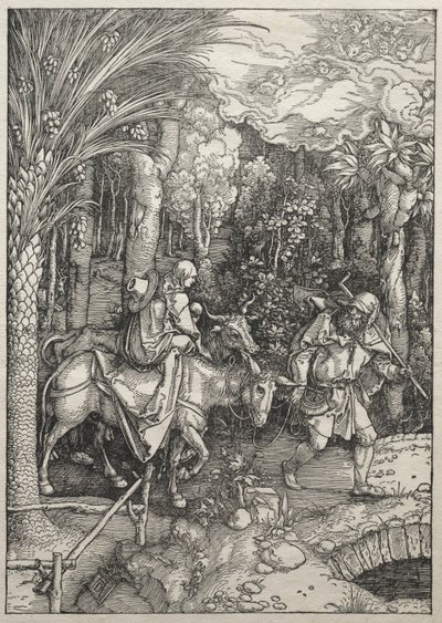 La Vie de la Vierge : La Fuite en Égypte - Albrecht Dürer