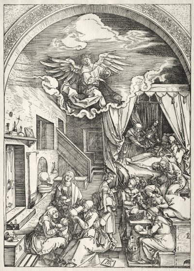 Vie de la Vierge : Nativité de la Vierge - Albrecht Dürer