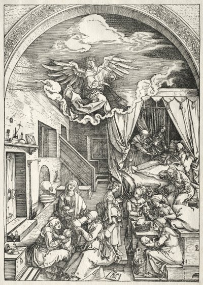 Vie de la Vierge : Nativité de la Vierge, 1504-1505 - Albrecht Dürer