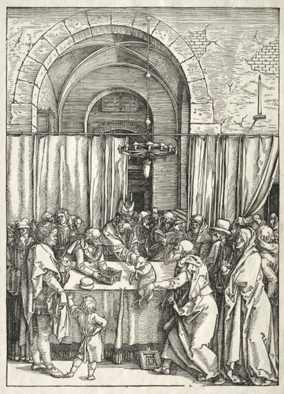 Vie de la Vierge: Rejet du sacrifice de Joachim, 1504-1505 - Albrecht Dürer