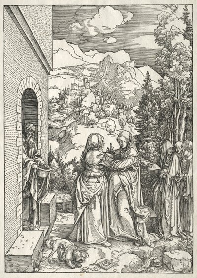 Vie de la Vierge : La Visitation, 1504-1505 - Albrecht Dürer