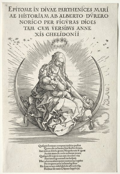 Vie de la Vierge : Page de titre - Albrecht Dürer
