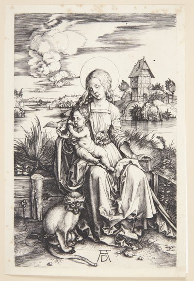 Madonna avec le singe - Albrecht Dürer