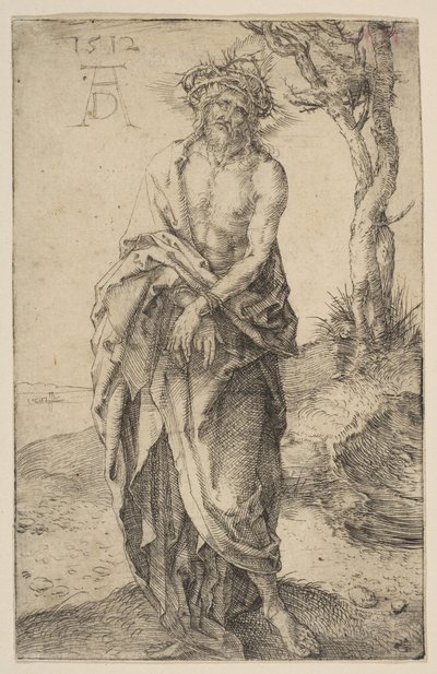 Homme de douleurs avec les mains liées, 1512 - Albrecht Dürer