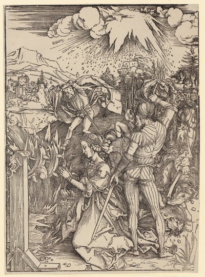 Le martyre de sainte Catherine - Albrecht Dürer