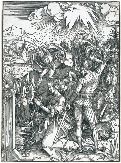 Le martyre de Sainte Catherine - Albrecht Dürer